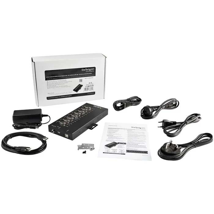 StarTech Adaptador Industrial USB a 8 Puertos Serie RS232/422/485