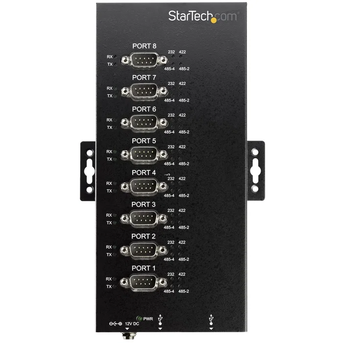 StarTech Adaptador Industrial USB a 8 Puertos Serie RS232/422/485