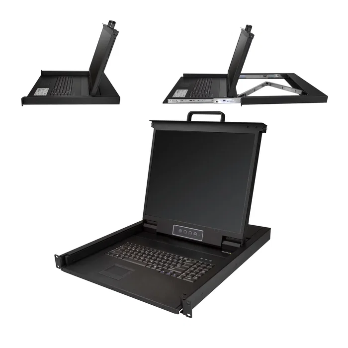StarTech.com Consola KVM de montaje en rack de 19 pulgadas con monitor LCD