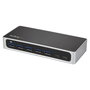 StarTech.com Hub Concentrador USB-C de 7 Puertos - 5x USB-A y 2x USB-C - 5 Gbps - USB 3.2 Gen 1 - Alimentado Externamente - Negro/Plata