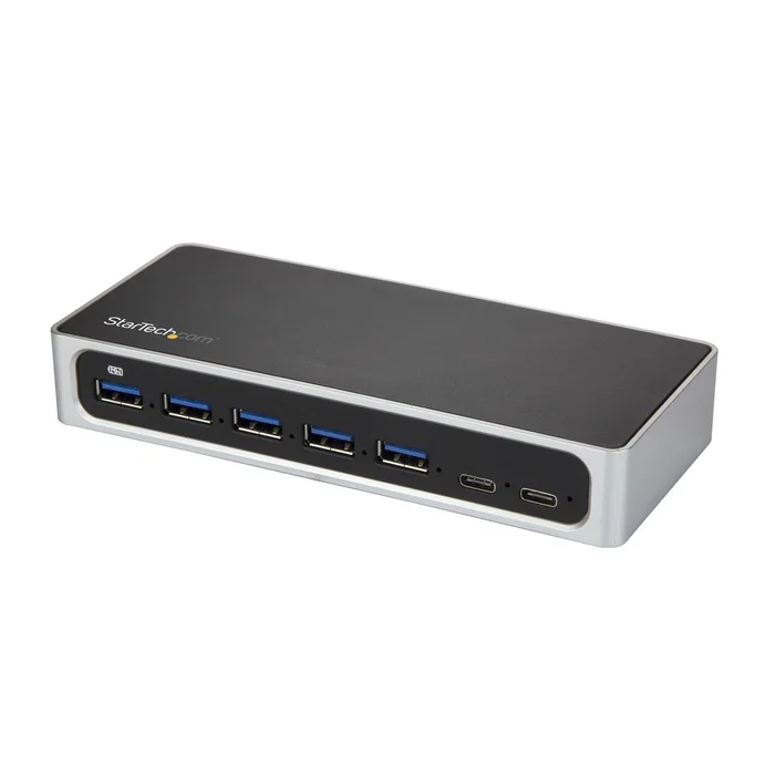 StarTech.com Hub USB-C de 7 Puertos (5x USB-A y 2x USB-C) 5Gbps