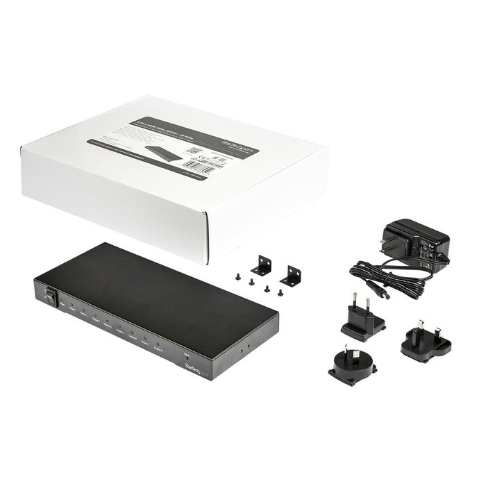 StarTech Divisor HDMI de 8 Puertos 4K 60Hz con Audio 7.1 ST128HD20 StarTech Divisor HDMI de 8 Puertos 4K 60Hz con Audio 7.1 ST128HD20