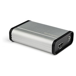 StarTech.com Dispositivo Captura Vídeo HDMI a USB-C 1080p 60fps Grabador UVC Plug-and-Play USB 3.2 Gen 1 Negro y Plata