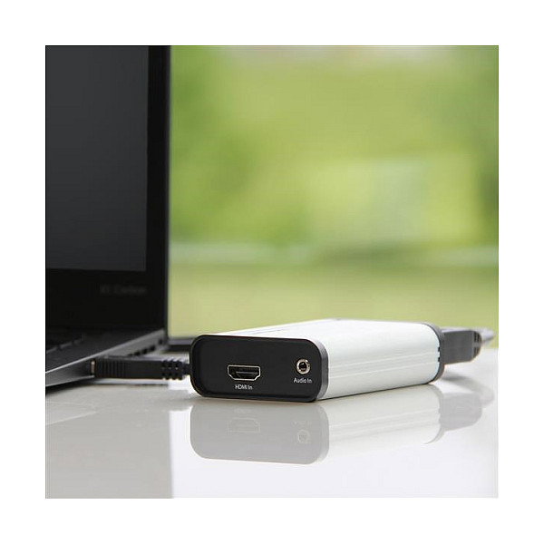 StarTech.com Dispositivo Captura Vídeo HDMI a USB-C 1080p 60fps Grabador UVC Plug-and-Play USB 3.2 Gen 1 Negro y Plata