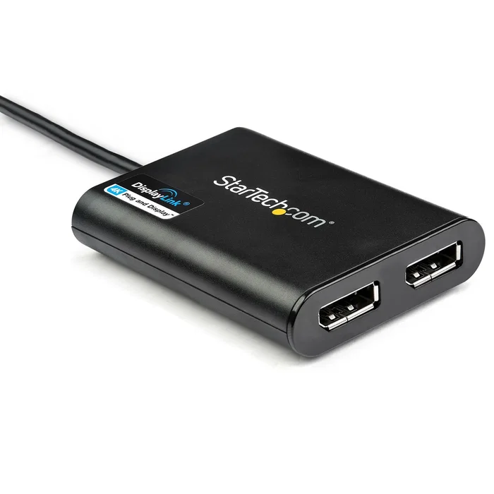 StarTech Adaptador Gráfico USB 3.0 a Doble DisplayPort 4K 60Hz Negro StarTech Adaptador Gráfico USB 3.0 a Doble DisplayPort 4K 60Hz Negro