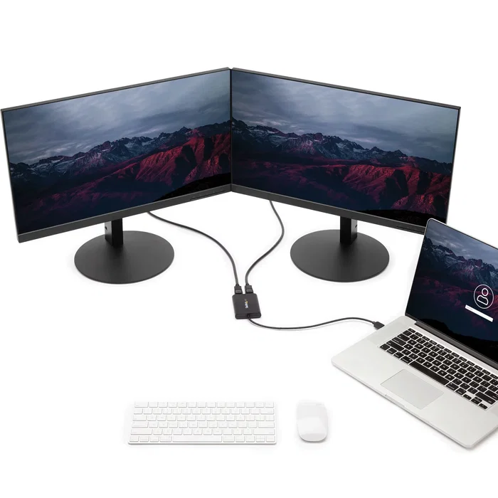 StarTech Adaptador Gráfico USB 3.0 a Doble DisplayPort 4K 60Hz Negro StarTech Adaptador Gráfico USB 3.0 a Doble DisplayPort 4K 60Hz Negro