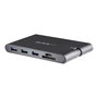 Startechcom Docking Station 9 En 1 USB-C Hub con HDMI, VGA, Ethernet, USB 3.0 y Lector de Tarjetas SD/microSD, Hasta 100W Power Delivery, Negro