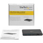 Startechcom Docking Station 9 En 1 USB-C Hub con HDMI, VGA, Ethernet, USB 3.0 y Lector de Tarjetas SD/microSD, Hasta 100W Power Delivery, Negro