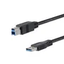 StarTech.com HBS304A24A Conmutador USB 3.2 Gen 1 de 4x4 Puertos para Compartir Periféricos (Switch USB, Automatizado, 5 Gbps) - Negro