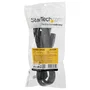 StarTech Cable de Alimentación Y PXT101YEU2M Negro 2m - Enchufe Schuko UE CEE7/7 a 2 Conectores IEC C13 250V 10A para Ordenador, Monitor
