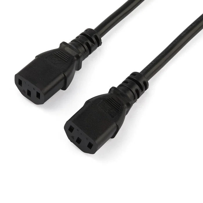 StarTech Cable de Alimentación en Y Schuko a 2x C13, 2m
