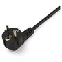 StarTech.com Cable de Alimentación en Y de 2m, Schuko a 2x C13, Negro