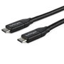Startech Cable USB-C a USB-C 1 metro, apto para datos y alimentación