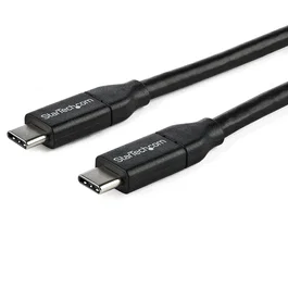 StarTech.com Cable USB-C a USB-C de 1 m, 5A, USB 2.0, Negro