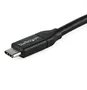 StarTech Cable USB-C a USB-C 1m Negro - USB 2.0 para Carga Rápida 100W/5A - Certificado USB-IF - Compatible Thunderbolt 3