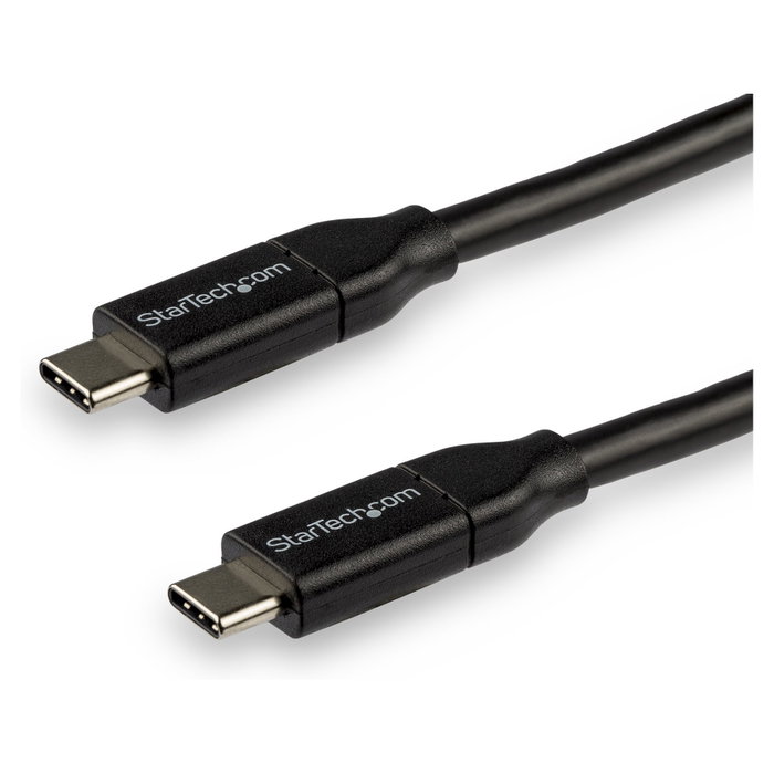 StarTech.com Cable USB-C a USB-C de 3m, 5A, 100W, Negro