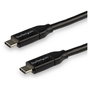 StarTech.com Cable USB-C a USB-C de 3m, 5A, 100W, Negro
