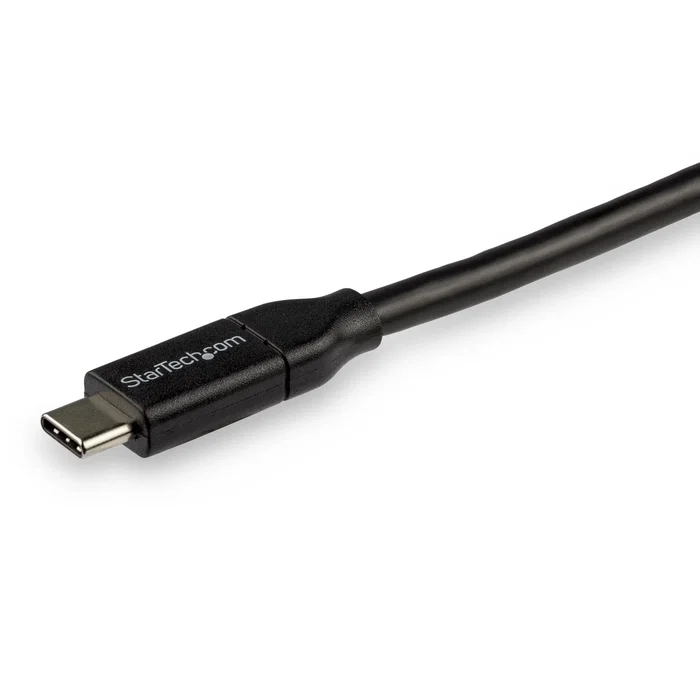 Startech Cable USB-C a USB-C 3m USB 2.0 - Certificado USB-IF - 5A / 100W PD - Para Carga Rápida y Alimentación de Portátiles - Negro