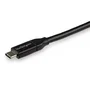 Startech Cable USB-C a USB-C 3m USB 2.0 - Certificado USB-IF - 5A / 100W PD - Para Carga Rápida y Alimentación de Portátiles - Negro