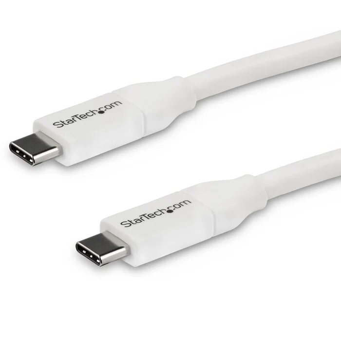 StarTech.com Cable USB-C a USB-C de 4m Blanco con Carga 5A StarTech.com Cable USB-C a USB-C de 4m Blanco con Carga 5A