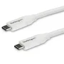 StarTech USB-C a USB-C 4m 5A Blanco USB 2.0 Certificado USB-IF