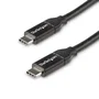 StarTech Cable USB-C a USB-C de 50 cm, 5A, Negro