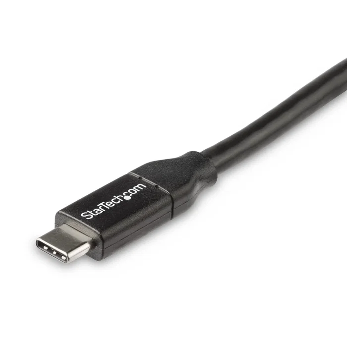 StarTech Cable USB-C a USB-C de 50 cm, 5A, Negro StarTech Cable USB-C a USB-C de 50 cm, 5A, Negro