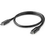 StarTech Cable USB-C a USB-C de 50 cm, 5A, Negro