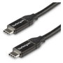 StarTech.com Cable USB-C a USB-C de 50 cm, 5A, Negro