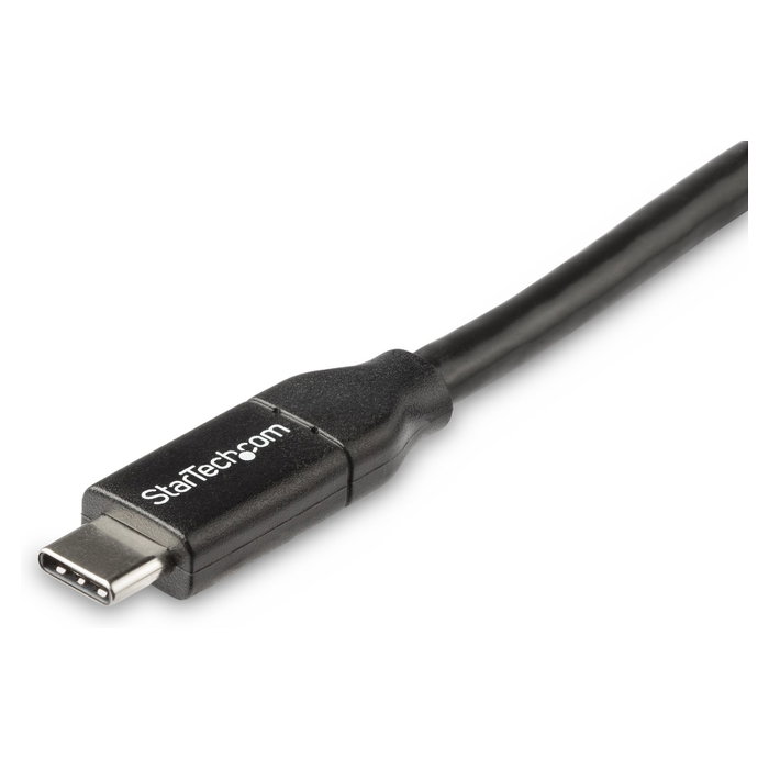 StarTech.com Cable USB-C a USB-C de 50 cm, 5A, Negro StarTech.com Cable USB-C a USB-C de 50 cm, 5A, Negro
