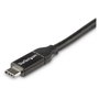 StarTech.com Cable USB-C a USB-C de 50 cm, 5A, Negro