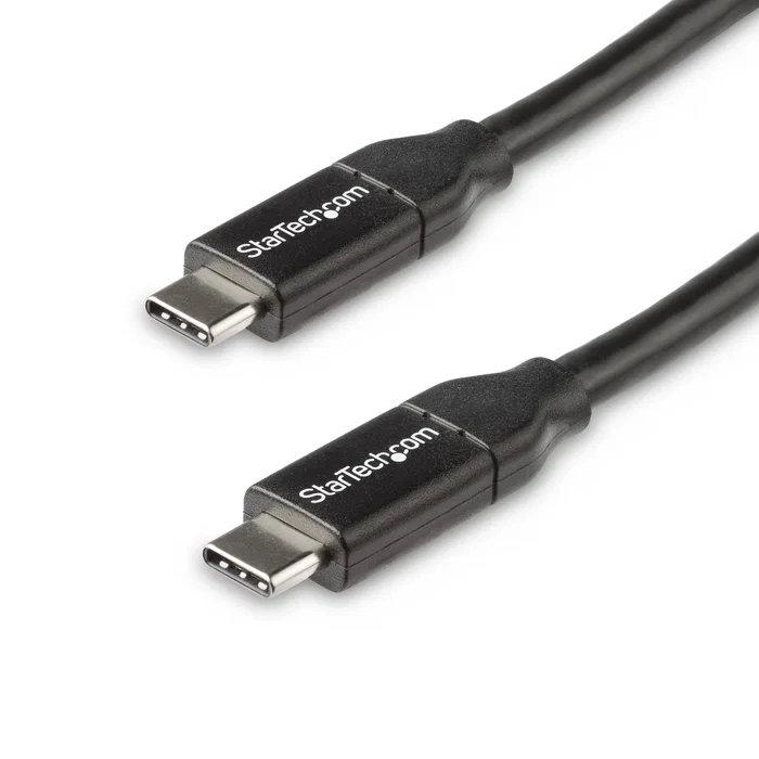 StarTech.com Cable USB-C a USB-C de 50 cm, 5A PD, USB 2.0, Negro StarTech.com Cable USB-C a USB-C de 50 cm, 5A PD, USB 2.0, Negro