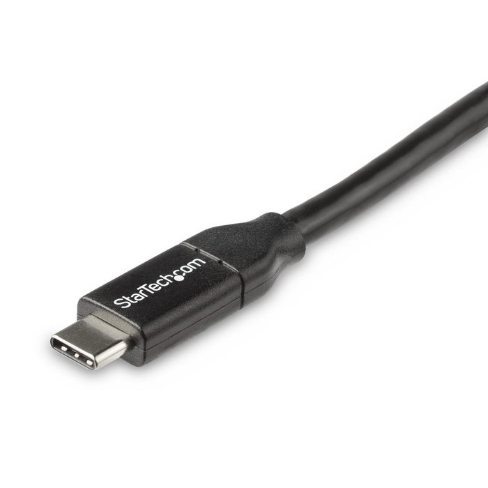 StarTech.com Cable USB-C a USB-C de 50 cm, 5A, Negro StarTech.com Cable USB-C a USB-C de 50 cm, 5A, Negro