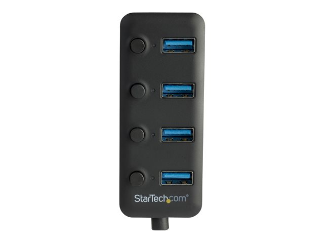 Startechcom HB30C4AIB Hub USB 3.0 de 4 Puertos con Interruptores Individuales