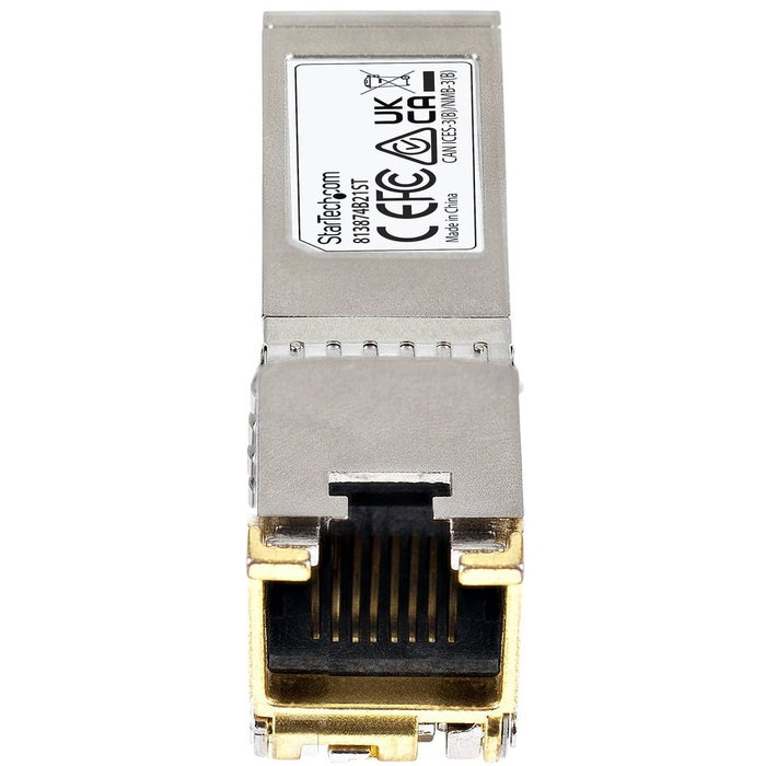 Startech.com 813874B21ST Módulo Transceptor SFP+ 10 Gbps RJ-45 Compatible HP Startech.com 813874B21ST Módulo Transceptor SFP+ 10 Gbps RJ-45 Compatible HP