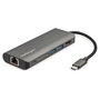StarTech.com Adaptador USB-C a HDMI 4K con PD 60W, Ethernet GbE, 2 USB 3.0, Lector SD/SDHC/MicroSD - Hub de Puerto Tipo C - Mini Dock para Viajes