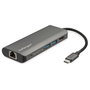 StarTech.com Adaptador USB-C a HDMI 4K con PD 60W, Ethernet GbE, 2 USB 3.0, Lector SD/SDHC/MicroSD - Hub de Puerto Tipo C - Mini Dock para Viajes
