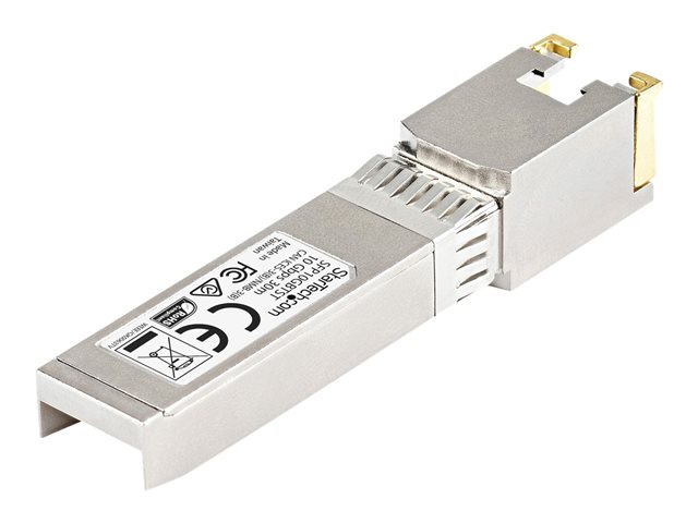 StarTech.com Módulo Transceptor SFP+ compatible con Cisco 10GBASE-T Plata