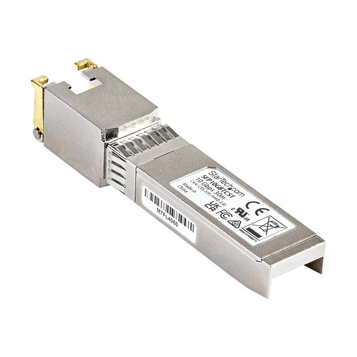 StarTech.com Módulo Transceptor SFP+ compatible con Cisco 10GBASE-T Plata