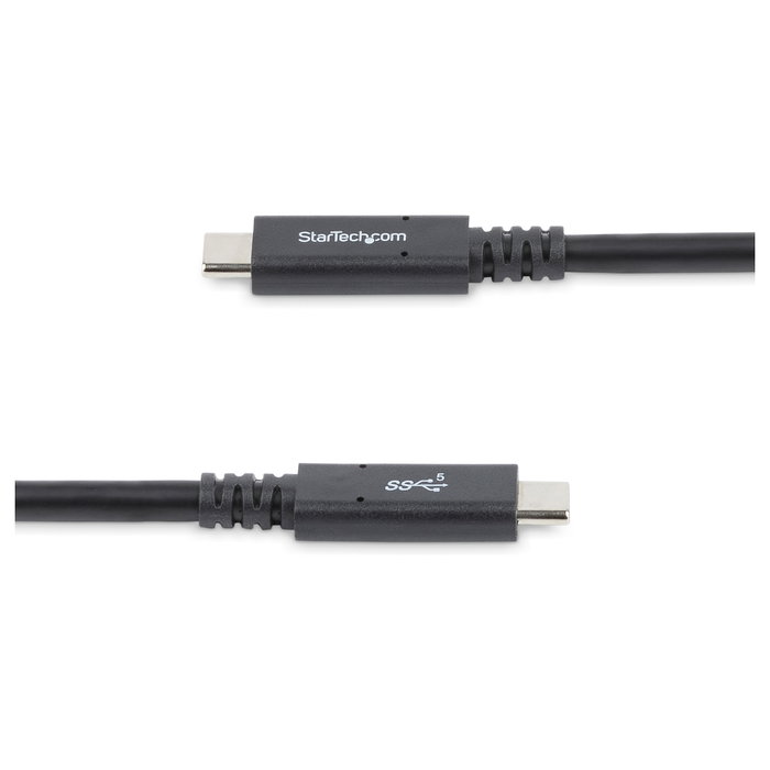 StarTech.com Cable USB-C a USB-C de 1,8m, 100W, 5Gbps, Negro StarTech.com Cable USB-C a USB-C de 1,8m, 100W, 5Gbps, Negro