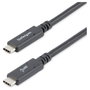 StarTech.com Cable USB-C a USB-C de 1,8m, 100W, 5Gbps, Negro