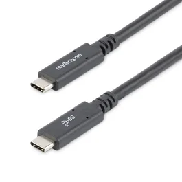 Startech Cable USB-C a USB-C 1.8 m para Carga Rápida 100W 5A y Datos 5 Gbps 4K, Compatible con Power Delivery - P/N DK30C2DAGPD
