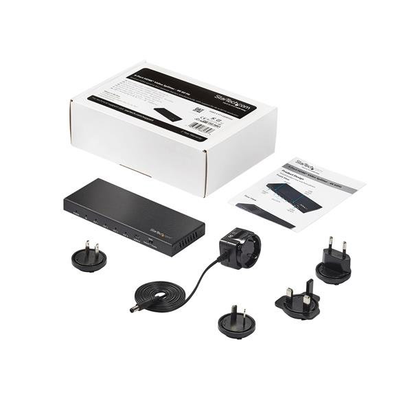 StarTech.com Splitter HDMI de 4 Puertos 4K 60Hz ST124HD202 StarTech.com Splitter HDMI de 4 Puertos 4K 60Hz ST124HD202