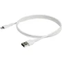 StarTech.com Cable USB a Lightning MFI certificado Apple 1m - RUSBLTMM1M - Resistente con Fibra de Aramida, Protección EMI, Cubierta TPE - Compatible con iPhone/iPad - Blanco