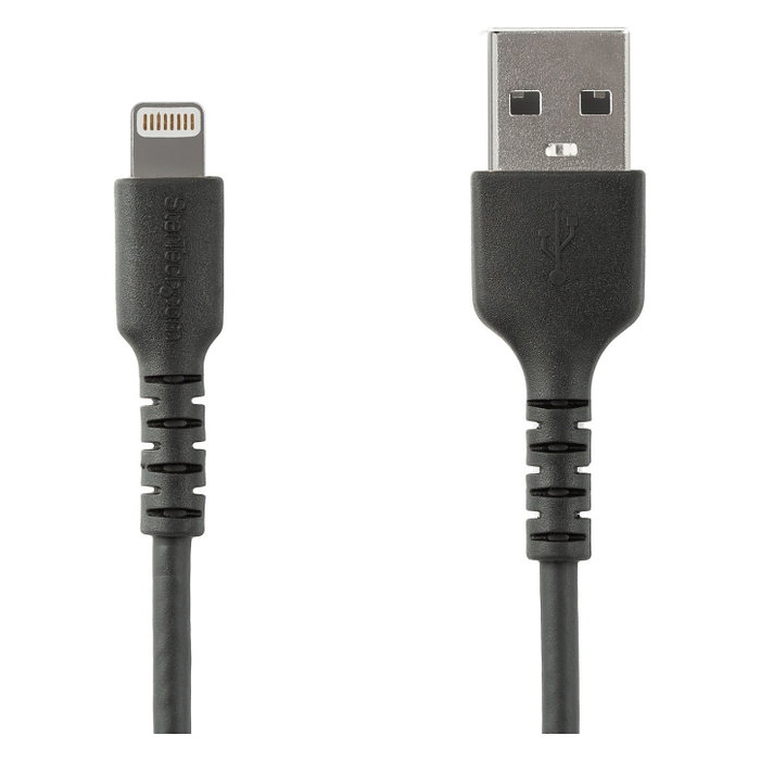 StarTech.com Cable USB-A a Lightning de 1 m, Certificado MFi, Negro