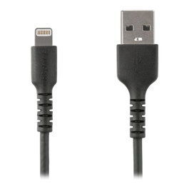 Startech FCL1MAUBBK Cable USB a Lightning MFI Apple Certificado 1m (1 Metro) Negro