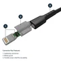 StarTech.com Cable USB A a Lightning 1m Negro, Certificado MFi Apple, Reforzado con Fibra de Aramida, Resistente, TPE, RUSBLTMM1MB