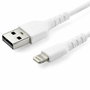 StarTech.com Cable USB-A a Lightning de 2m, Certificado MFi, Blanco