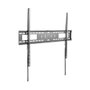 StarTech.com Soporte de Pared para TV Fijo, Compatible con TVs Curvos, Abrazadera de Plástico y Acero, Negro