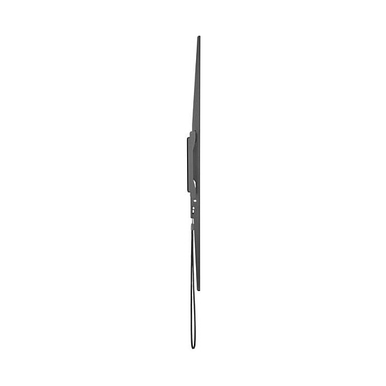 StarTech.com Soporte de Pared para TV Fijo, Compatible con TVs Curvos, Abrazadera de Plástico y Acero, Negro